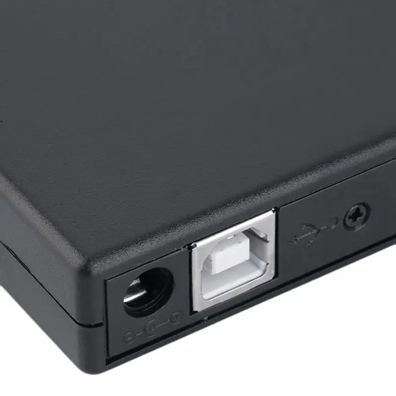Черный ультра тонкий USB внешний CD-rom привод x24 и DVD rom привод x8