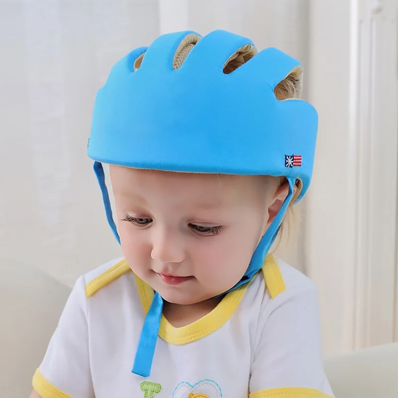 Helmet Kids Baby Safety Protective Helmet Cotton Children Hat Kids Bicycle Helmet Toddler Adjustable Safety Helmet For Walking (4)