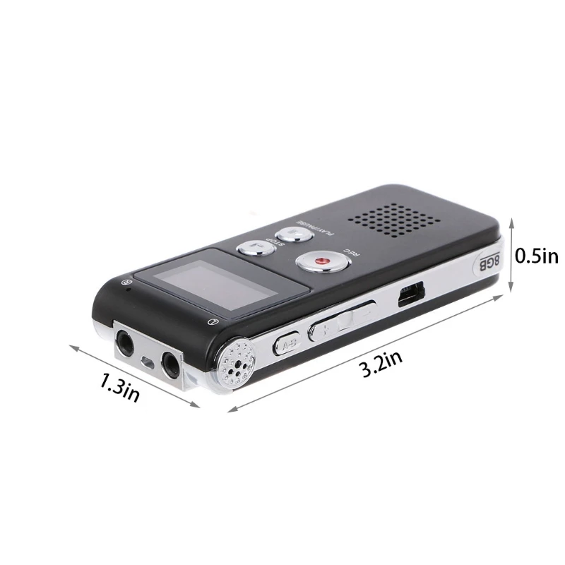 OOTDTY Digital Voice Recorder 8GB Mini USB Flash Audio Pen WAV MP3 Recording Dictaphone OOTDTY Digital Voice Recorder 8GB Mini USB Flash Audio Pen WAV MP3 Recording Dictaphone