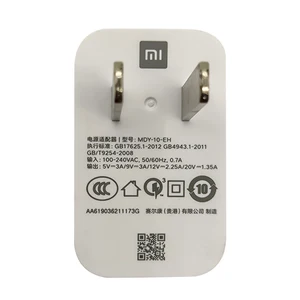 Image 3 - XIAOMI MI 9 fast charger QC 4.0 27W fast charge adapter Type C Cable for XIAOMI Mi9 Pro 9T A1 A2 a3 Redmi Note 8 7 K20 k30 pro