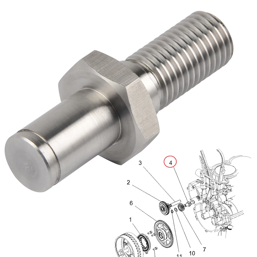 

Stainless Steel UTV Flywheel Gear Starter Intermediate Shaft For Polaris RZR 900 XP 2011 2012 #3022304