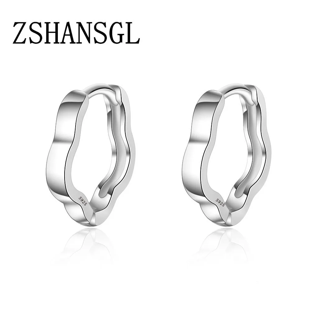 

Authentic 925 Sterling Silver Romantic Plum blossom Flower Stud Earrings for Women Fashion Geometric Silver Jewelry Gifts