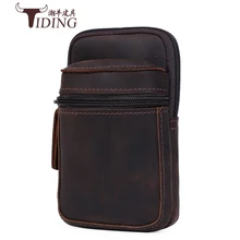 Поясные сумки из коровьей кожи, новинка года, мужские деловые Повседневные Сумки из натуральной кожи, брендовые сумки, мужские Мобильные Сумки из натуральной кожи