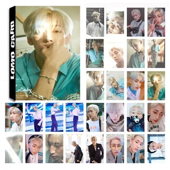 

New 30Pcs/set KPOP GOT7 BAMBAM Single 05 Lullaby Album HD Photo Card PVC Cards Self Made LOMO Card Photocard