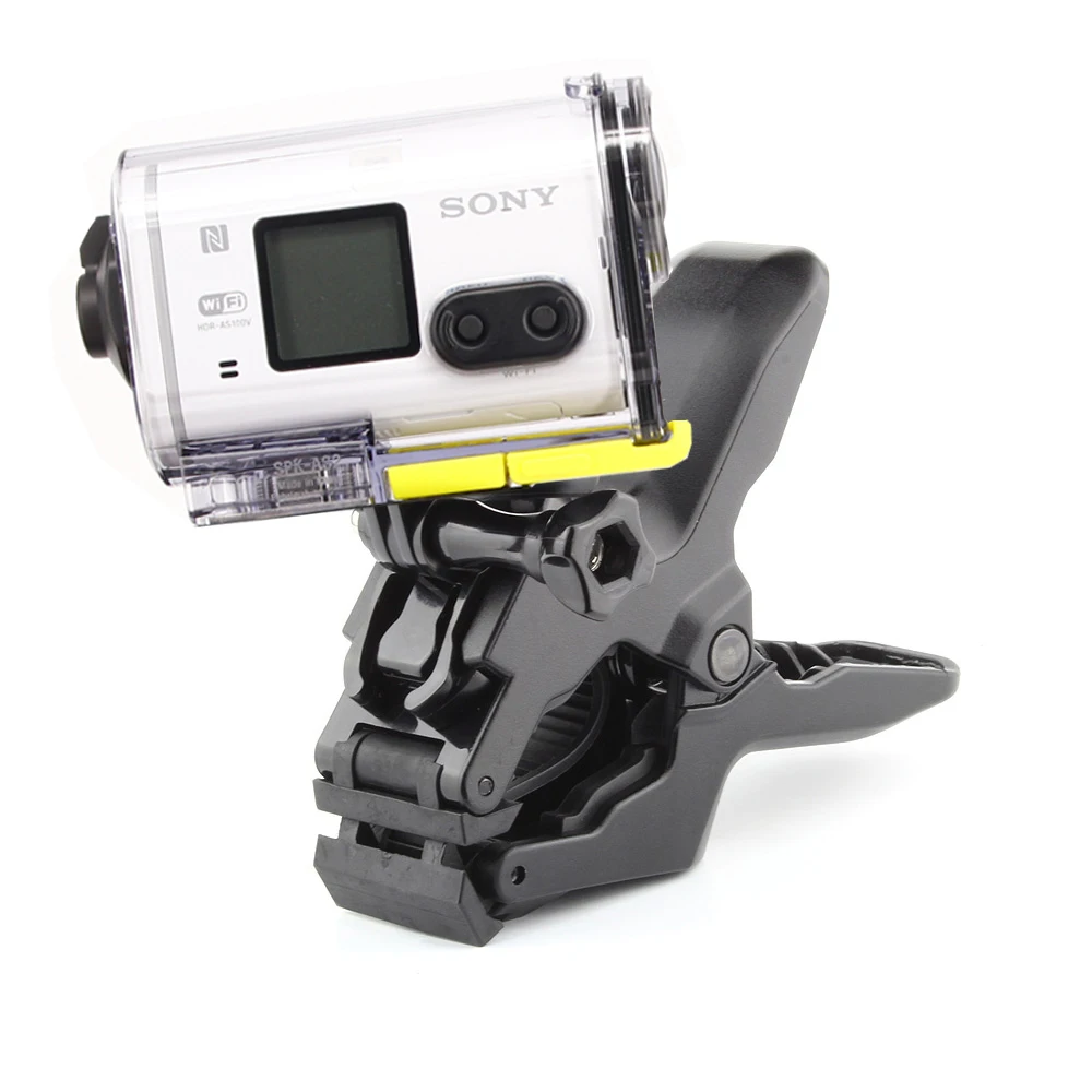 Портативный гибкий зажим Jaws для экшн камеры sony HDR AS100V AS300R AS50 AS200V X3000R AEE sport camera|clamps