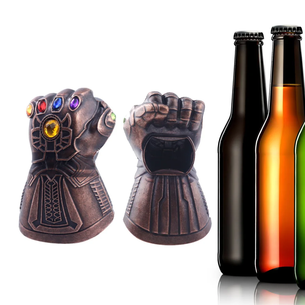 Creative Multipurpose Infinity Thanos Toy Gauntlet Glove Beer Bottle Opener Fashionable Useful Soda Glass Cap Remover Toys