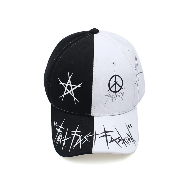 

Baseball Cap Mens Hat Masculino Hats Summer Snapback Chance The Rapper Man Black White