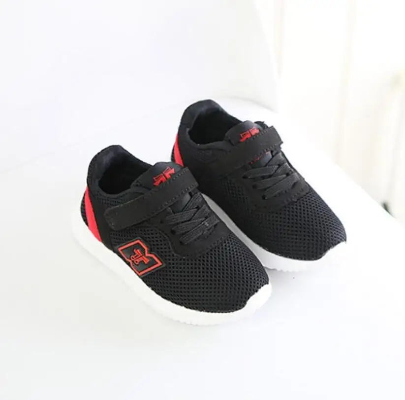 

Children Boys for Girls Shoes Casual Breathable Outdoor Kids Sneakers Boy black pink Shoes 2019 autumn summer chaussures enfant