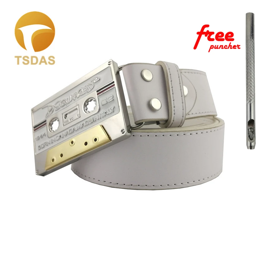

Cool Belt Buckles For Men 8.4*5.6CM, Metal Magnetic Tape Music Belt Buckles Suit For 4cm Width Belt Removable Buckle Drop Ship