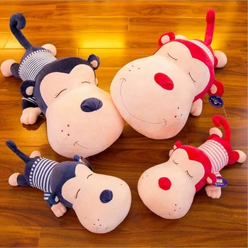 

Lovely Wearing Clothe Monkey Plush Toy Stuffed Animal Plush Doll Children Birthday Christmas Gift