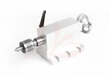 

CNC lathe machine part rotary axis tailstock activity for wood router engraver