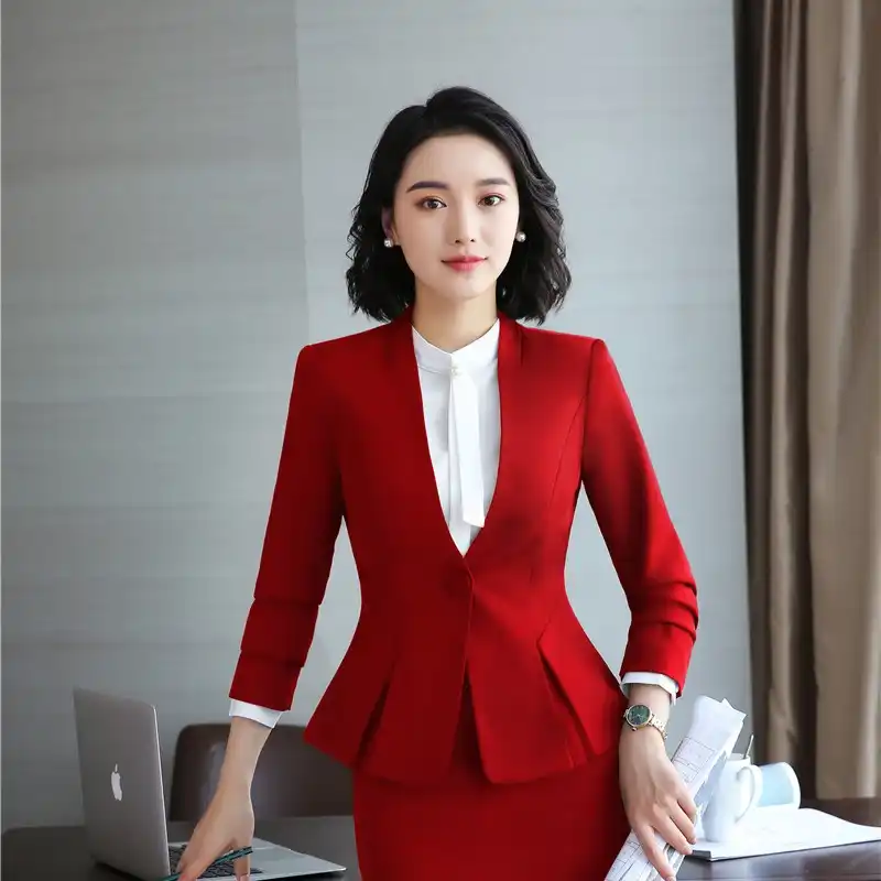 red formal tops for ladies