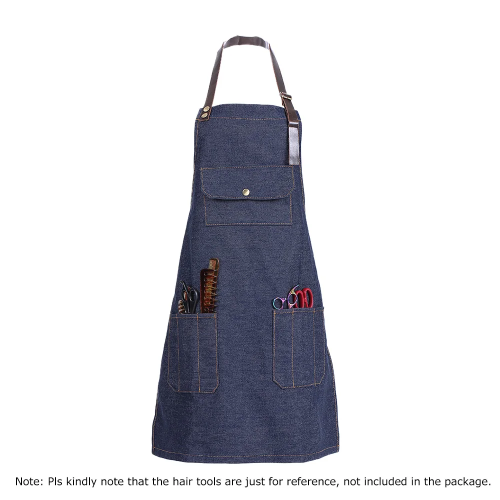 

Salon Apron Hair Dresser Jeans Gown Hairdressing Capes Hair Cutting Dyeing Styling Apron Hair Cloth for Barber Hairdresser Capes