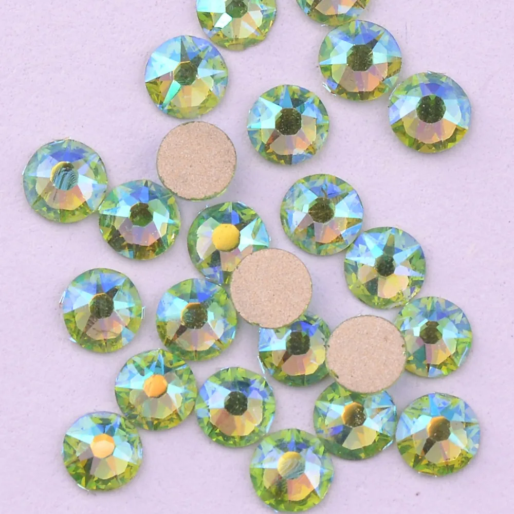 2088 non hotfix rhinestone peridot ab (5)