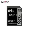 Lexar-tarjeta de memoria Flash profesional Original, 64GB, 1667x, 250 MB/s, 128GB, 256GB, SDXC, V60, UHS-3, Clase 10, para cámara ► Foto 3/6