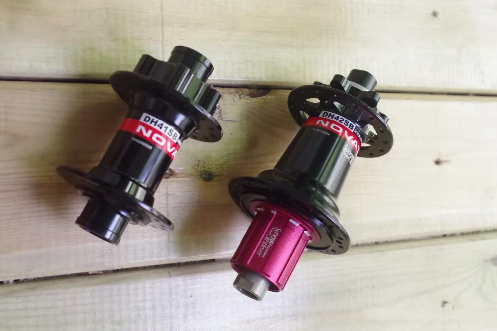 

32/32H NOVATEC DH41SB DH42SB 6 Pawls J Bend/Hook Front 20mm*110mm Rear 12mm*157mm Mountain Bike Downhill DH Hubs Black