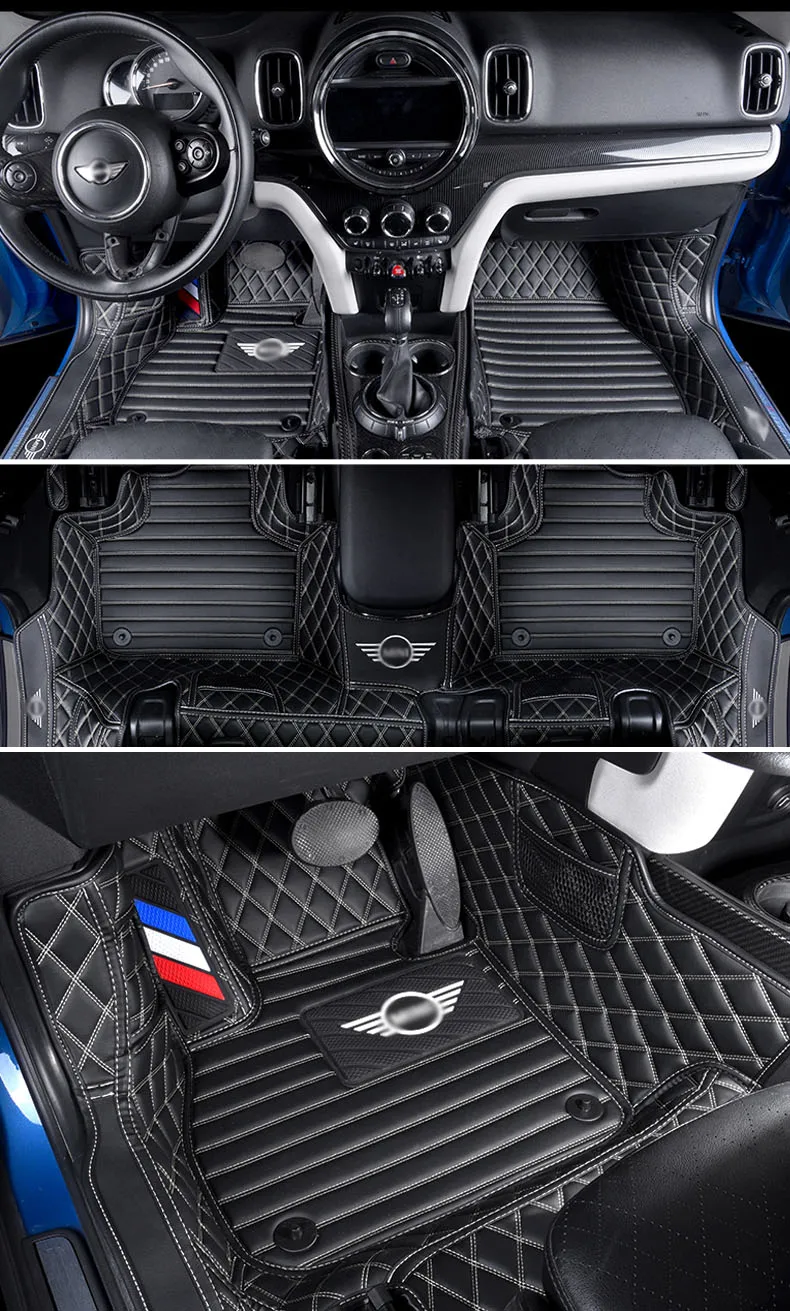 Автомобильные коврики аксессуары для укладки Украшения для BMW MINI ONE COOPER S jcw F54 F55 F56 F57 clubman внутренняя защита ковров