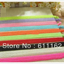 200 шт детские повязки для волос Чистая эластичная резинка для волос круг волос с ноу-энд Детские аксессуары для волос повязка для волос резинки для волос