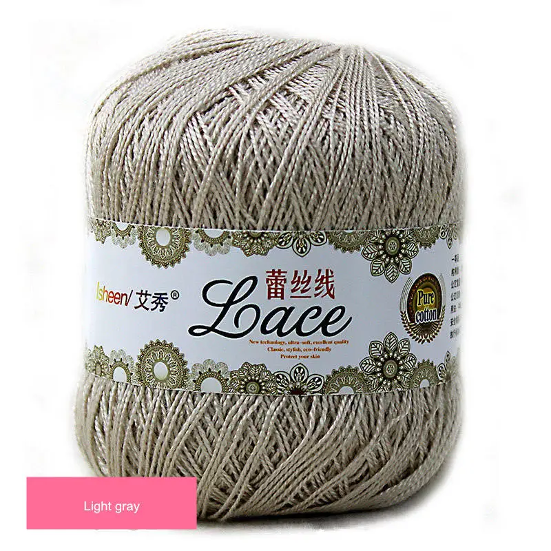 50 g/ball 8# Lace Crochet Thread Cotton Wool Fine Yarns Embroidery Crochet Knitting Lace Jewelry DIY Hand Knitting Threads