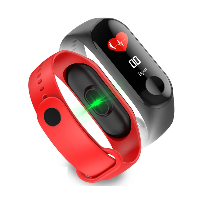 

M3C Smart Band Blood Pressure Blood Oxygen Heart Rate Monitor Pedometer Bracelet Sport Smartband IP68 Waterproof PK Mi Band 3