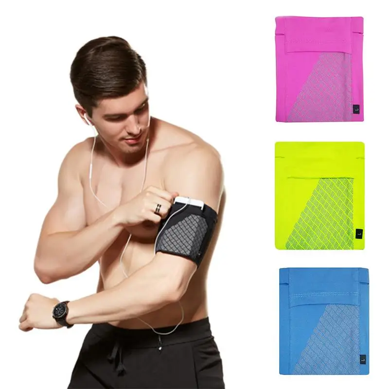 Elastic Running Mobile Phone Arm Bag Sports Fitness Wrist Bagin