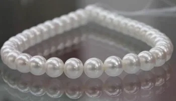 شراءحار بيع شحن مجاني>> جميلة جنوب البحر مثقف Aaa + 10-11 ملليمتر بيضاء اللؤلؤ قلادة 18 بوصة 14 كيلو