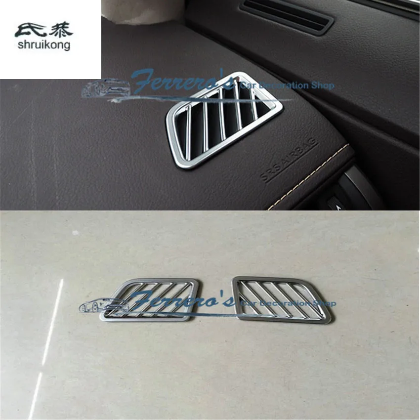 2pcs/Lot ABS Chrome Car Styling for 2015-2018 Lexus RX Central Console Air Conditioning Side Outlet Decoration Cover Sequins | Автомобили