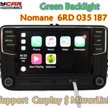 Noname Green Carplay RCD330 Plus зеленая подсветка RCD510 RCN210 6,5 дюйма для Skoda Octavia fabia 6RD 035 187 B 6RD035187B