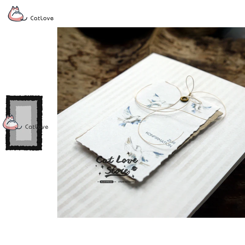 

3PCS Tag Frame Metal Cutting Dies Stencils For DIY Scrapbooking Paper Card Decorative Craft Dies Embossing Die Cuts New 2019