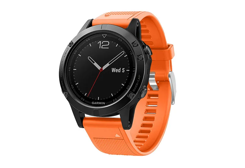 Силиконовый ремешок для наручных gps-часов Garmin Fenix 5x/6/5 плюс Смарт-часы 22 мм Quick Release браслет для часов для Forerunner 935 945