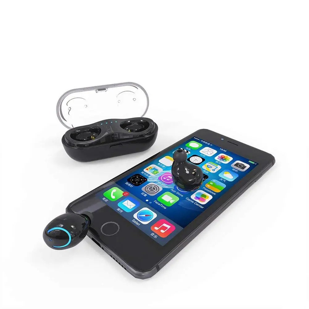 EastVita HQB Q18 мини bluetooth наушники беспроводная гарнитура с зарядным боксом стерео