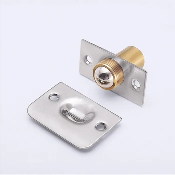 

1 Piece Adjustable Ball Catch Latch Catcher Stainless Steel Wooden Cabinet Door Top Beads Lock Closet Cabinet Locks