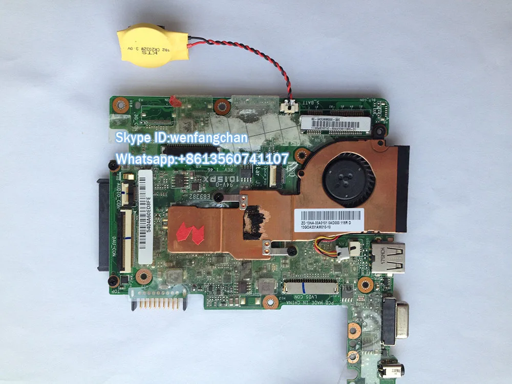

Laptop  motherboard  CPU on board for 1015PX, 60-QA3DMB6000