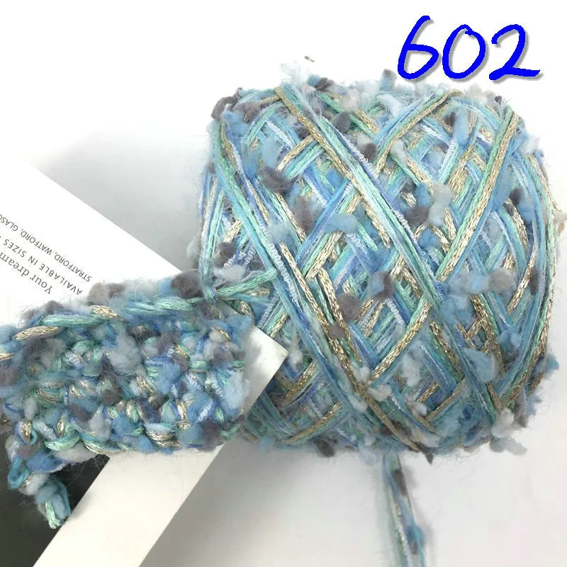 250 г крупная мохеровая пряжа для вязания, модная шерстяная пряжа, ручная вязка, вязаный шарф, вязаная шерстяная сумка, плетеная нить ZL4 - Цвет: 602