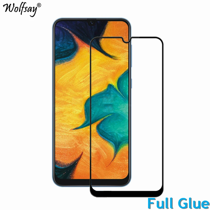 

2PCS Full Glue Screen Protector For Samsung Galaxy A40 Tempered Glass Full Cover Glass for Samsung A40 A405 9H 2.5D Premium Film