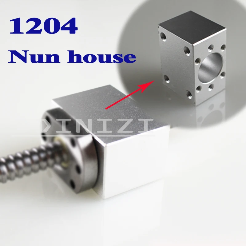 3Pcs Sfu1204 Ballscrew Nut Housing Aluminium Mounting Bracket For Cnc Ballnut huismerk kopen in de aanbieding