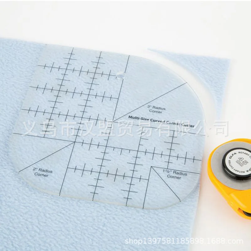 

Multifunctional arc cutting patch ruler manual DIY sewing tool clothing plate making ruler mssd - 01s
