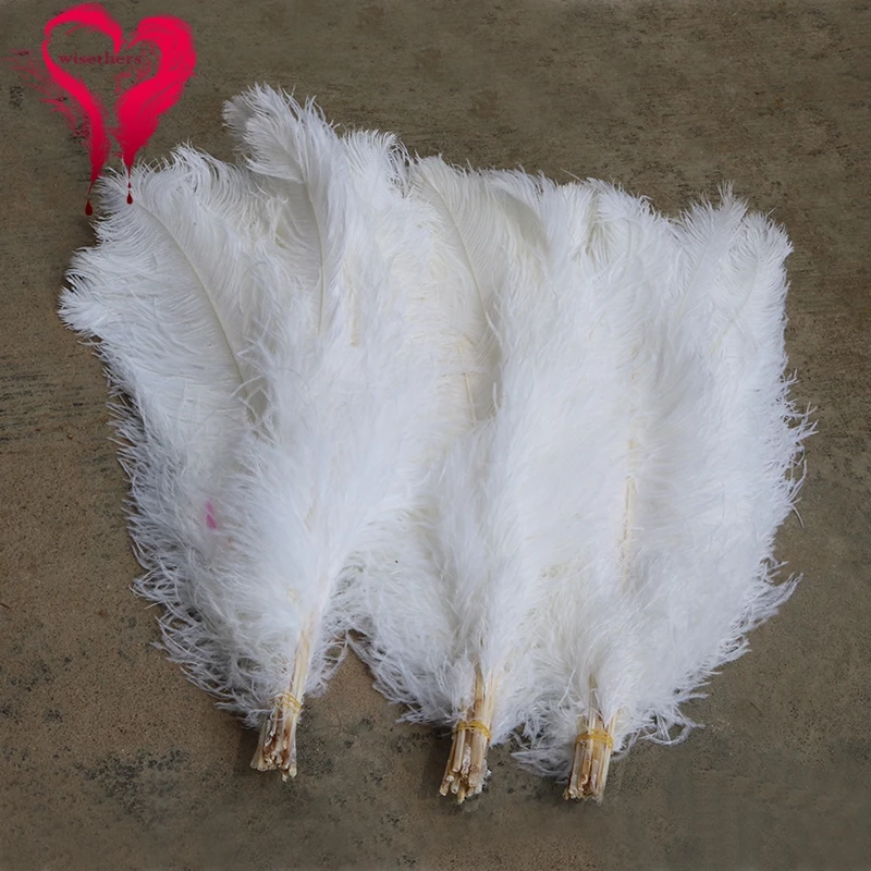 

20 PCS/Lot Size 70-75 CM Bleached Long Large White Natural Curly Ostrich Plumage Feather Wedding Carnival Room Hotel Decoration
