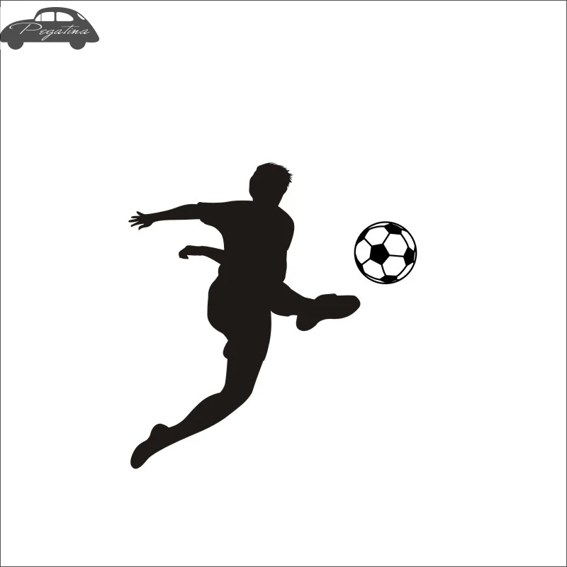 Football Player Sticker Sports Soccer Car Decal Helmets Kids Room Name Posters Vinyl Wall Decals Football Sticker