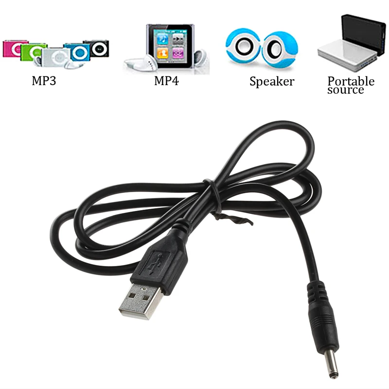 

tablet-OOTDTY 3.5mm USB A Type Male to DC Power Plug Barrel Connector Charger Charging Cable-sata to usb