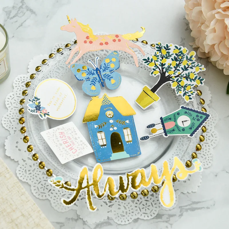 ZFPARTY You are my sunshine Бумага картон высечки наклейки для DIY Скрапбукинг/фотоальбом украшения карты рукоделием