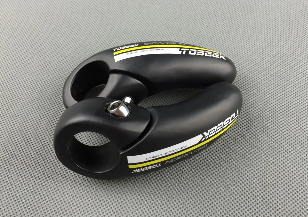 TOSEEK UD Matte Carbon Fiber Bicycle MTB Bar Ends Mountain Bike Small Auxiliary Handlebar