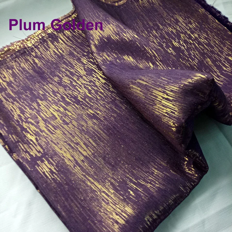 

45cm*138cm Gown sparkling fabric metallic Flashing cotton fabric shantung silk bridal coat shoe bag curtain wedding cosplay material