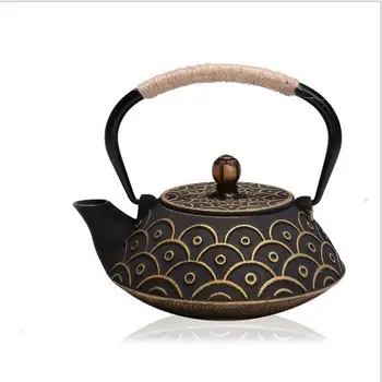 

Japan cast iron pot south of the iron pot six optional iron teapot uncoated iron pot Kung Fu tea set kettle Chinese wind gift