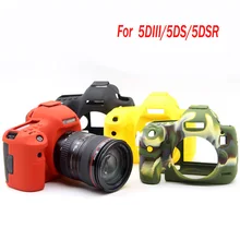 Хороший мягкий силиконовый резиновая Камера чехол для Canon EOS 5D3 5DS 5DSR 5diii DSLR Камера сумка Защитная крышка Защитный тела