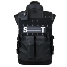 Man's Outdoor Tactical Vests Black Bulletproof Tactical Vest Outdoor CS Vest Swat Protective Equipment