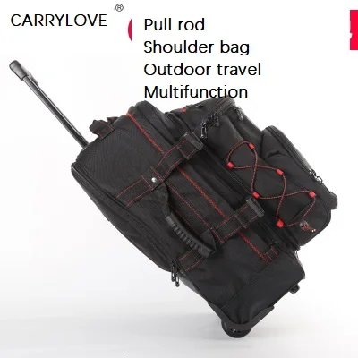 

CARRYLOVE Pull rod Shoulder bag Outdoor travel Multifunction 20 inch size Spinner brand Oxford Luggage