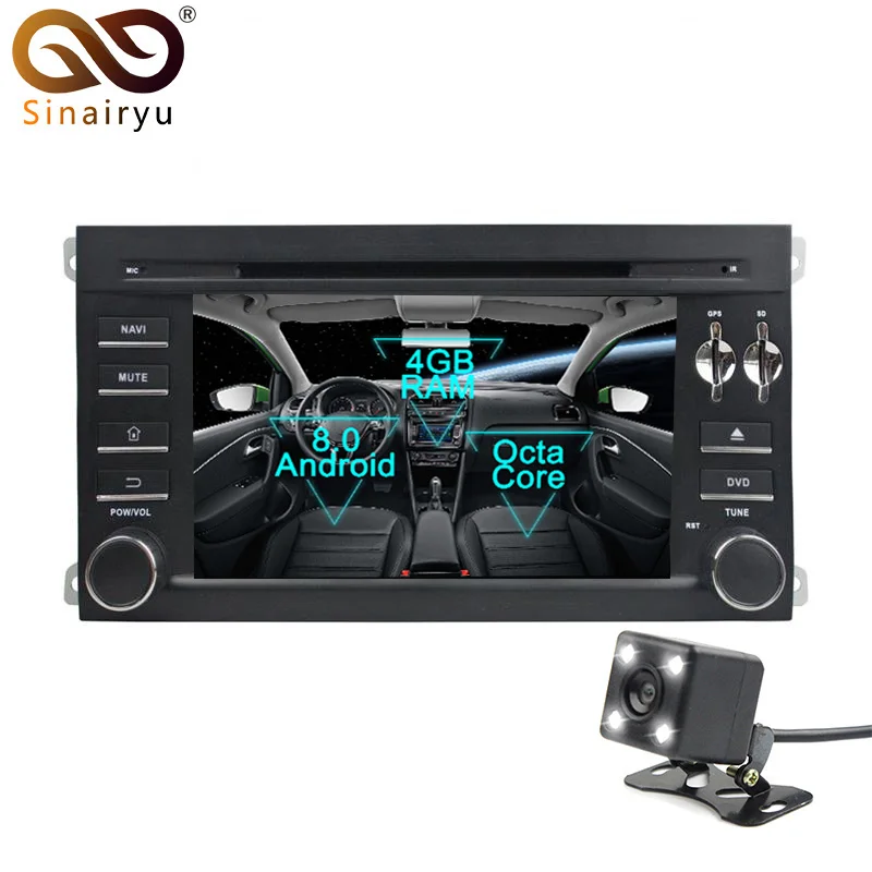 

Sinairyu Android 8.0 Octa Core Car DVD Player for Porsche Cayenne 2003-2010 GPS Navigation Multimedia Radio Stereo Head Unit