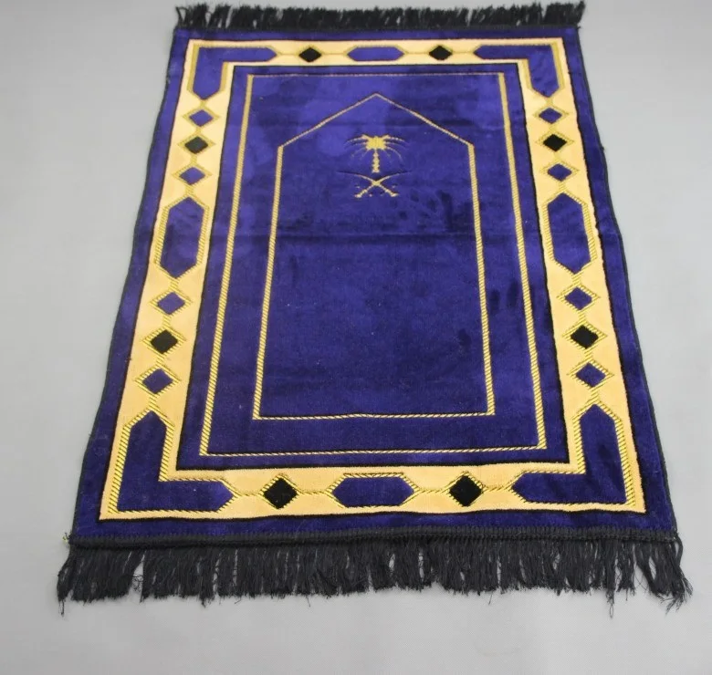 Мусульманская шерсть молитвенный коврик одеяло Salat Musallah молельный коврик ТАПИС ковровое покрытие Banheiro исламский коврик для молитвы 70*110 см бесплатно