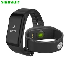 F1 Smartband IP67 Waterproof Heart Rate Monitor Sport Smart Wristbands blood pressure Fitness calls Remind For Android IOS Phone